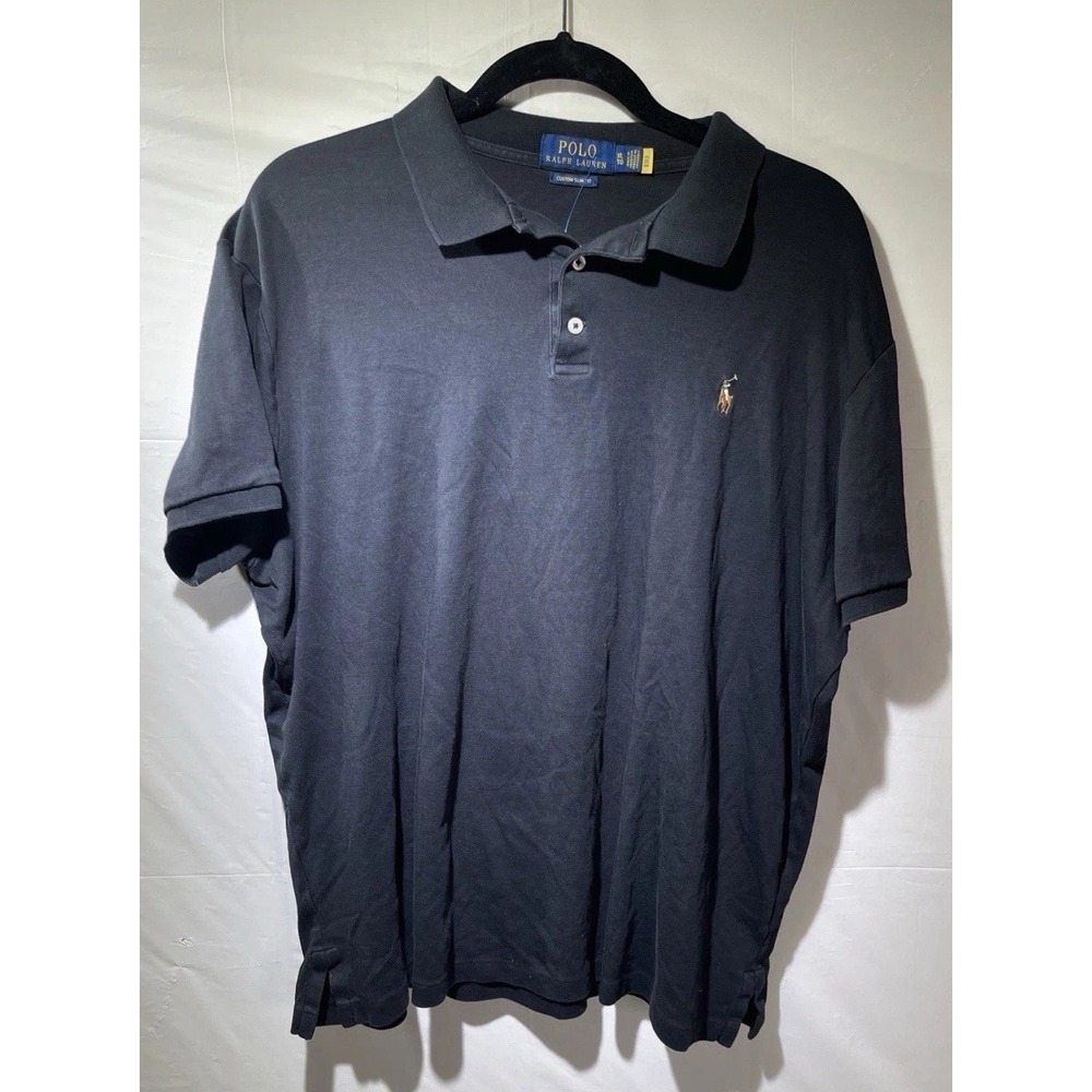 Polo by Ralph Lauren Men's Black Polo XL‎ TG